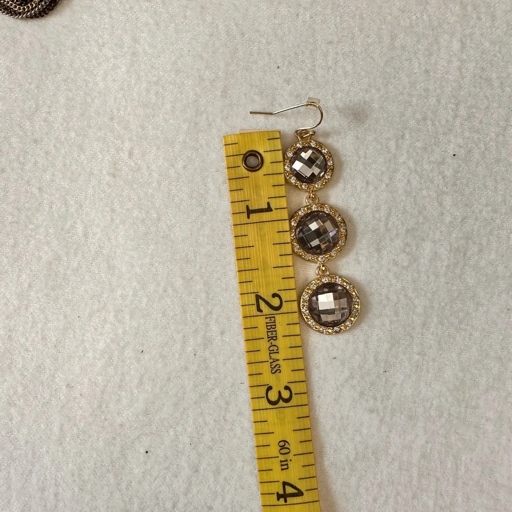 Vintage 90s Paired Earrings Fish Hook Lot of 3 Fashion Jewelry